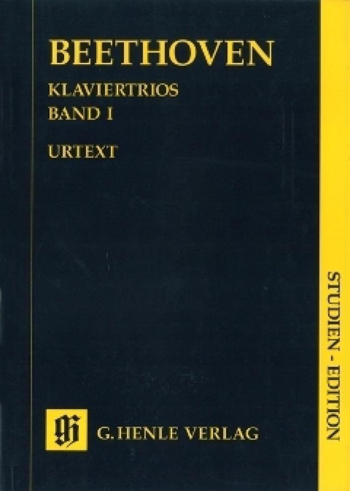 Klaviertrios Band 1. Studien-Edition: Besetzung: Klaviertrios (Studien-Editionen: Studienpartituren)