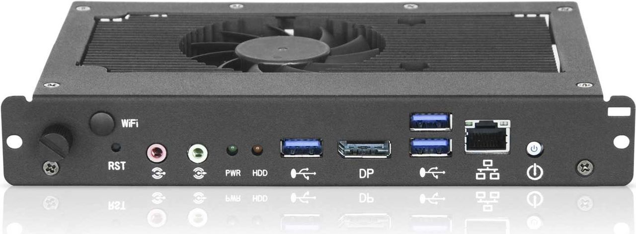NEC Slot-In PC - Digital Signage-Player - Intel Celeron - RAM 4GB - Festplatte 64GB - Windows 7 Embedded - Schwarz (100014260)