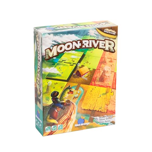 Blue Orange - Moon River – Gesellschaftsspiel und Denkspiel – Domino-Spiel – Spielsteine – ab 8 Jahren