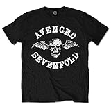 Avenged Sevenfold Herren Classic Deathbat T-Shirt, Schwarz, XL