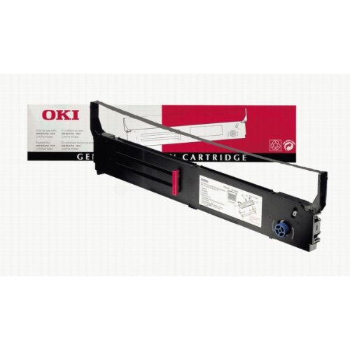 OKI 40629303 Nylonband schwarz, Inhalt 15.000.000 Zeichen für Microline 4410/ML 4410 kompatibel zu Microline 4410, ML 4410