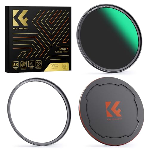 K&F Concept Nano X-Serie Magnetic ND Filter Graufilter ND64 (6 Blendenstufen) Magnetisches Schnellwechselsystem mit Objektivadapter-52mm