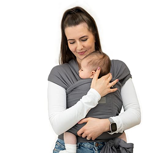 MABYEN Baby Tragetuch Neugeborene - Babytrage für Neugeborene ab Geburt - Elastisches Tragetuch Baby - Baby Trage mit praktischer Aufbewahrungstasche - Stärkt die Bindung zwischen dir und deinem Baby