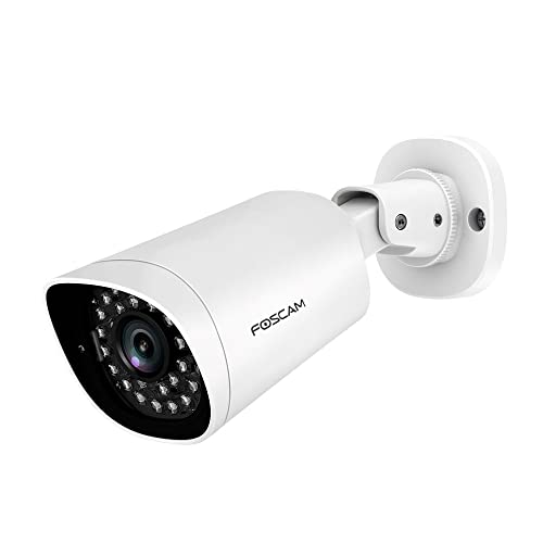 Foscam G4EP - IP-Kamera für den Außenbereich 4 MP - Outdoor 2 K - Fernüberwachung 24/7 - Bewegungserkennung, weiß