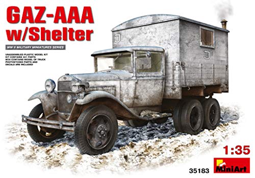 MiniArt 35183 - Modellbausatz GAZ-AAA with Shelter