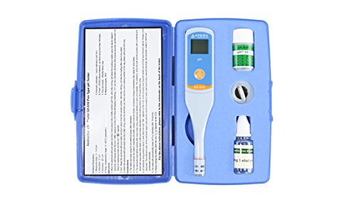 Apera Instruments SX610 pH-Meter (pH ±0,1 Genauigkeit, Messbereich pH 0-14, Temperaturanzeige, wasserfest, kompakt)