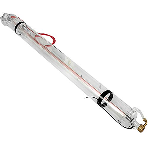 VEVOR 50W CO2 Laser Tube Professionelle Laserröhre 800mm Länge Glass Laser Tube für Laserschneiden Lasermarkieren Lasergravieren und Acrylschneiden