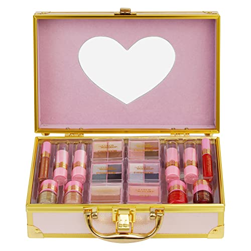 Markwins Sweetheart Train Case - The Color Workshop - Ein professionelles Make-up-Set in einem modischen Koffer, das immer dabei ist