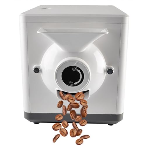 ExoticaBlend Kaffeeröster, elektrische Kaffeeröstermaschine, einstellbares Timing und Temperatur, antihaftbeschichtete elektrische Nuss-Erdnuss-Cashew-Kastanien-Kaffeebohnen-Röstmaschine