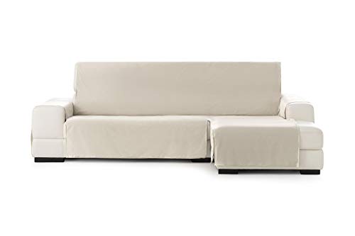 Eysa Somme Protect wasserdichte und atmungsaktive Sofa überwurf, 100% Polyester, Ecru, 290 cm