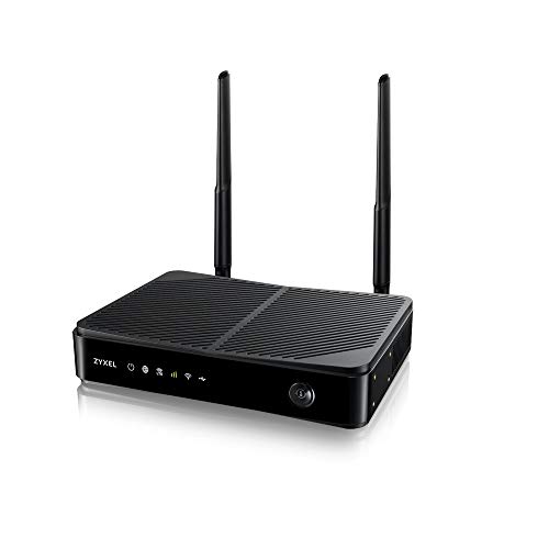 ZyXEL AC1200 4G LTE-WLAN-Indoor-Router mit SIM-Slot ohne SIM-Lock, 300 Mbit/s LTE-A, Keine Konfiguration erforderlich [LTE3301-PLUS]