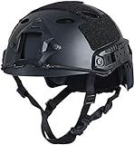 LOOGU Airsoft Helm Fast PJ Taktischer Helm Ops Core Schutzhelm mit Pads Sturzhelm für Freizeit Outdoor Paintball Tactical Top Helmet