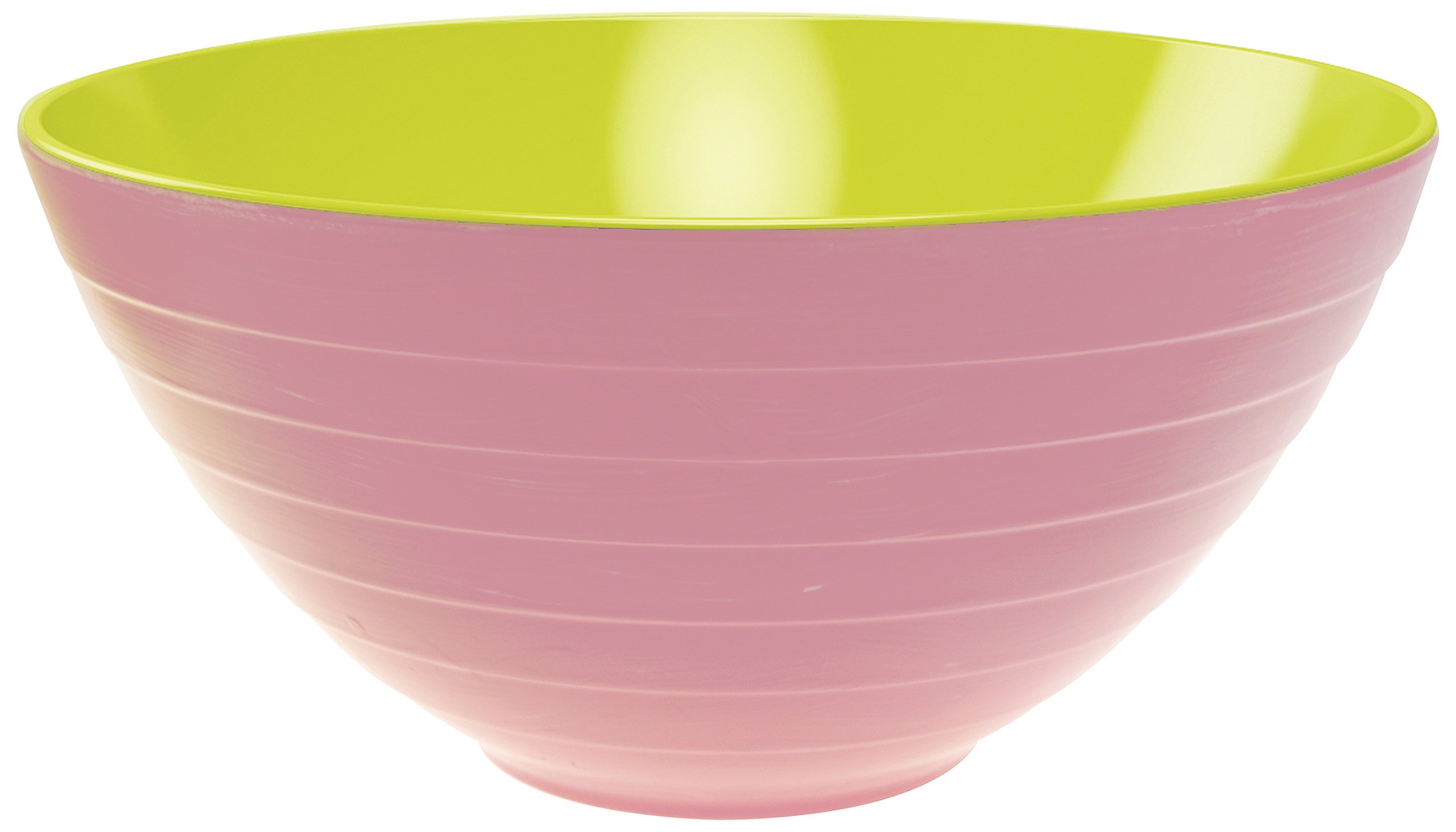 zak! Designs 2173 – 0321 Wave Salatschüssel grün Kiwi/Pink 28 cm