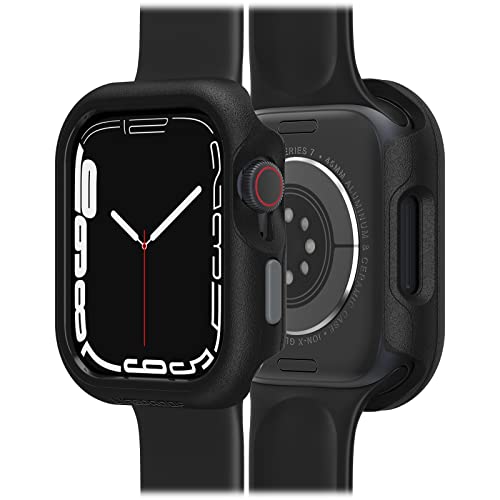 LifeProof Umweltfreundliches Uhrengehäuse für Apple Watch Serie 7 (45 mm) – Pavement (schwarz)