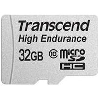 Transcend High Endurance - Flash-Speicherkarte (microSDHC/SD-Adapter inbegriffen) - 32GB - Class 10 - SDHC (TS32GUSDHC10V)