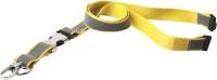 Tarifold Fr 200534 – reflektierendes Band für Identifikationszeichen | Sicherheitsband für Halsumfang abnehmbar – Schlüsselanhänger, gelb/grau (55 cm, 10 Stück)