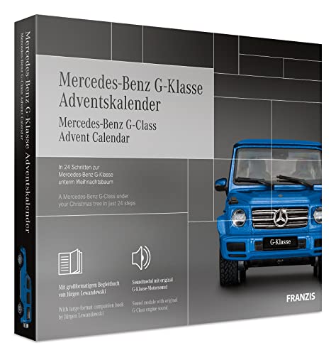 FRANZIS Mercedes-Benz G-Klasse Adventskalender 2020 | In 24 Schritten zur Mercedes-Benz G-Klasse unterm Weihnachtsbaum | Ab 14 Jahren