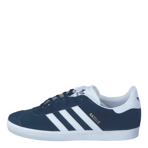 adidas Unisex-Kinder Gazelle Sneakers, Blau (Collegiate Navy/footwear White/footwear White), 36 2/3 EU