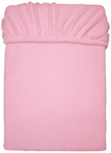 Mesana C-10004/10 Mikrofaser Fleece Spannbetttuch 180 - 200 x 200 cm, kuschelig weich und warm, viele Farben, rosa