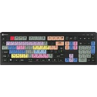 Logickeyboard LKB-EDIUS-A2PC-UK Tastatur USB QWERTY UK Englisch Schwarz (LKB-EDIUS-A2PC-UK)