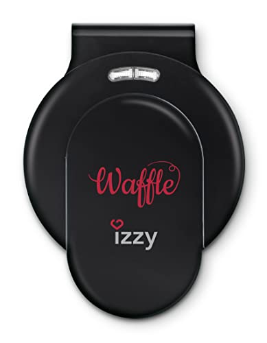 izzy Waffeleisen mit abnehmbaren Platten, und mit Antihaftbeschichtung, Tasten für die Platten -1000W