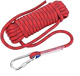 VGEBY Herren Diameter 12 mm Outdoor Survival Rope, Red, 10m