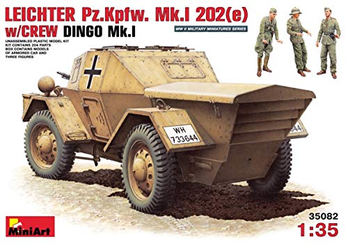 MiniArt 35082 - Leichter PzKpfWg Mk. I 202 ( e) with Crew Dingo Mk. I