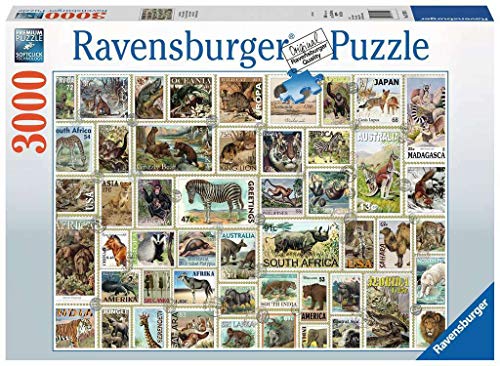Ravensburger Puzzle 17079 - Tierbriefmarken - 3000 Teile