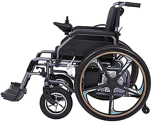 Elektrischer Rollstuhl mit Lithium-Batterie， Alter Roller， Älterer behinderter vierrädriger Rollstuhl Smart Folding