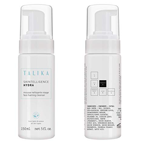 TALIKA Skintelligence Hydra Foaming Face Cleanser Feuchtigkeitsspendender Reinigungsschaum Gesicht - Haut- und Porenreiniger gegen Unreine Haut - Für alle Hauttypen - 150 ml Pumpspender