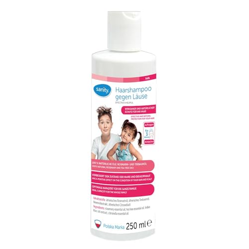 Haarshampoo gegen Läuse Wirksamer und natürlicher Schutz fur Ihr Haar •100% natürliche