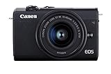 Canon »EOS M200 EFM 15-45mm + EFM 55-200« Systemkamera (EF-M 15-45mm f/3.5-6.3 IS STM, EB EF-M55-200mm f/4.5-6.3 IS STM, 24,1 MP, Bluetooth, WLAN (Wi-Fi)