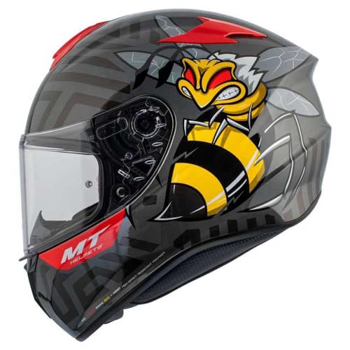 Targo Bee B5 Full Face Integralhelm, mehrfarbig, XS Mt Helmets