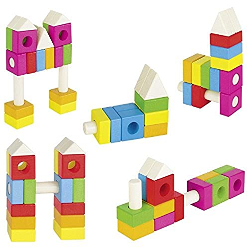 Goki Goki-58589 3D-Puzzles 3DGOKIMModule, Mehrfarbig (58589), bunt