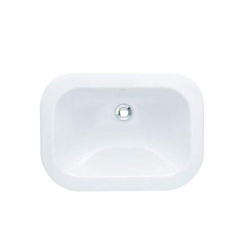 Gala Nexus – Waschbecken Arbeitsplatte Nexus 52,5 x 38,8 cm mit Überlauf weiß