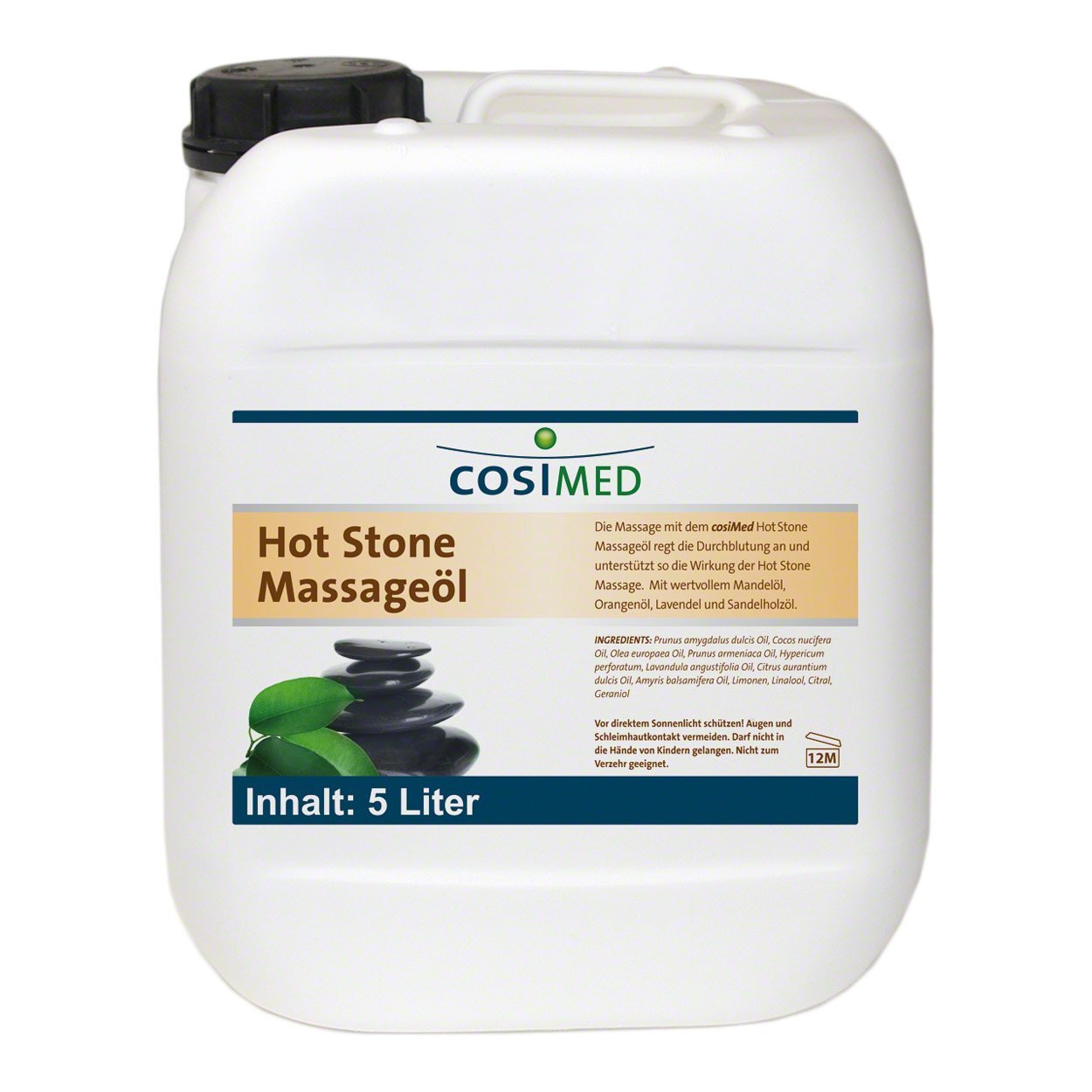 cosiMed Massageöl Hot Stone, 5 l