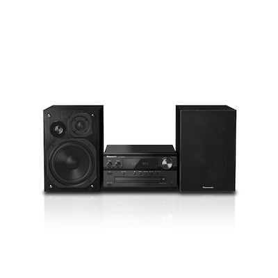 Panasonic SC-PMX94 Stereoanlage AUX, Bluetooth®, DAB+, CD, UKW, High-Resolution Audio 2 x 60 W Silber