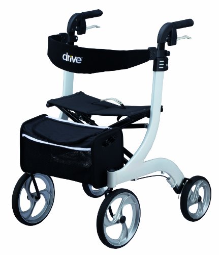 Drive Medical Größe L, Rollator Nitro, weiß