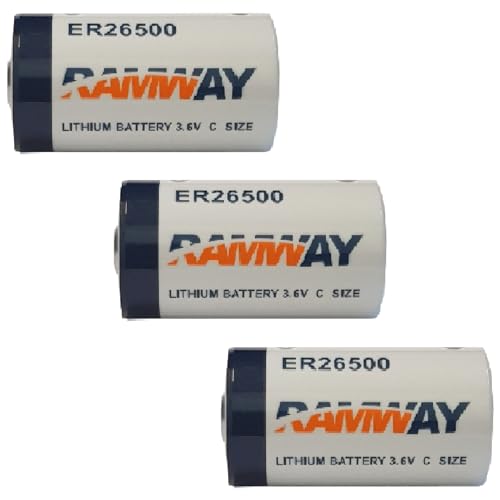 Batterie ER26500 3,6V, Größe C, Li-SOCl2 (3 Stück)