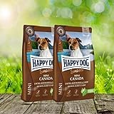 2 x 4 kg Happy Dog Supreme Mini Canada Hundefutter getreidefrei für kleine Hunde