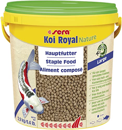 sera 07125 Koi Royal Large 1000 ml - Hauptfutter für ein langes, gesundes Koileben von Koi ab 25 cm