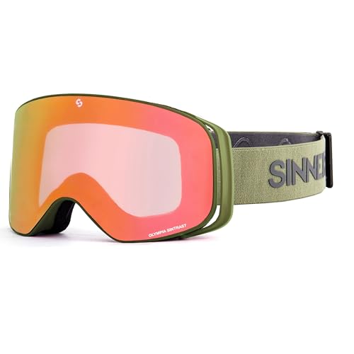 Sinner Olympia + Ski Goggles Double Orange Sintrast/ CAT1