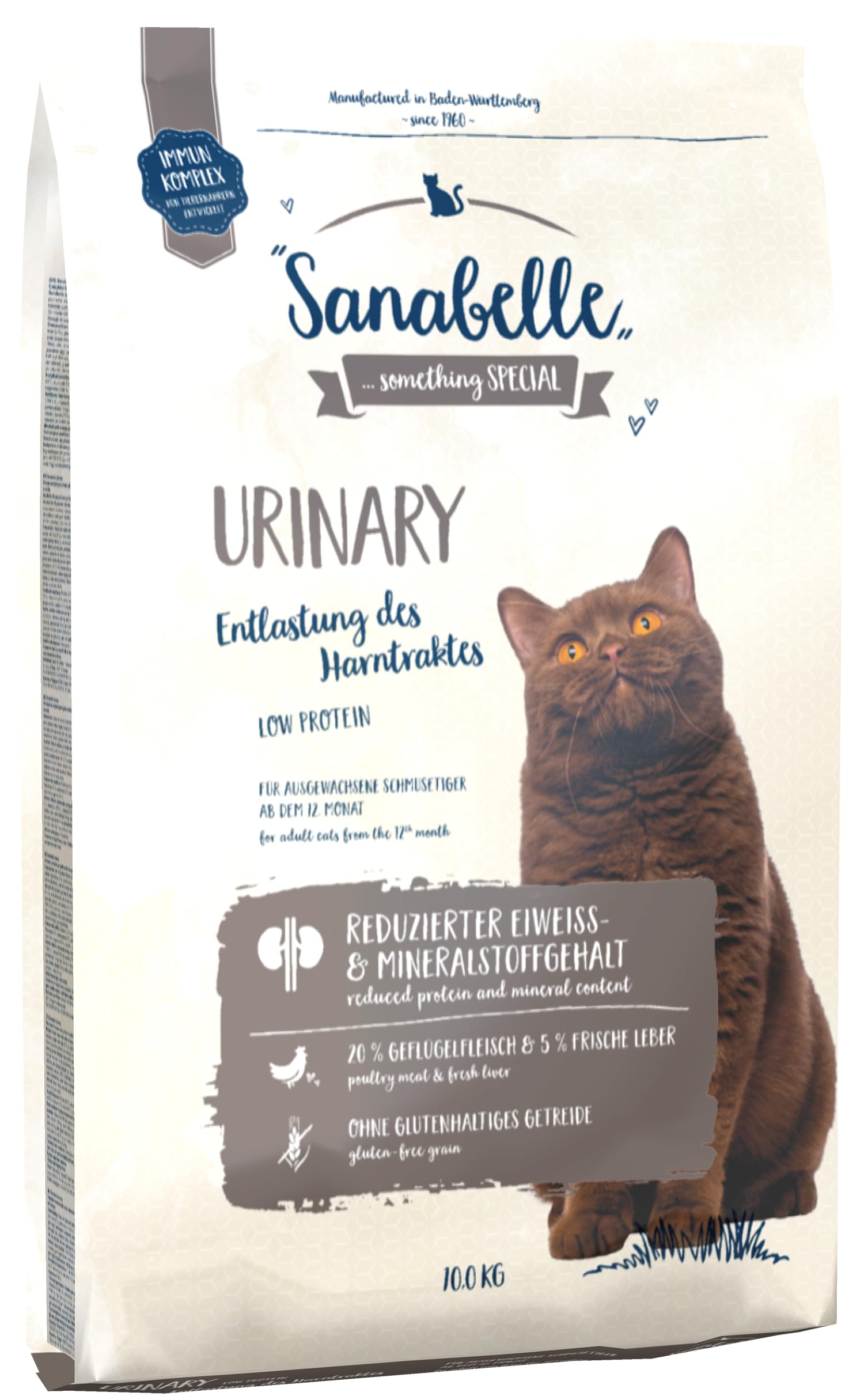 Sanabelle Urinary | Katzentrockenfutter für ausgewachsene Katzen mit empfindlichem Harnsystem | 6 x 400 g