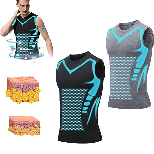 Lucky Song Ionic Shaping Vest, Luckysong Ionic Shaping Vest, Energxcell Ionic Shaping Vest, Expectsky Ion Shaping Vest (XL,2Pcs-C)