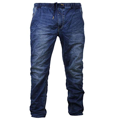 Yakuza Premium Herren Jogger Jeans YPJE 009 Blue Washed