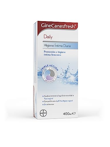 GineCanesfresh Intimpflege Gel Tägliche Intimhygiene mit Lotusblütenextrakt, Glycin und Milchsäure, hilft Intimbereich und pH-Wert zu schützen, 400 ml
