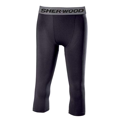 Sherwood SHER-WOOD Clima Plus 3/4 Compression Hose Junior, Größe:XS, Farben:Schwarz