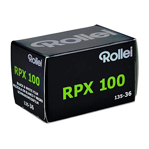 Rollei RPX 100 Film, 35 mm, 36 Aufnahmen, Schwarz / Weiß, 1 Stück