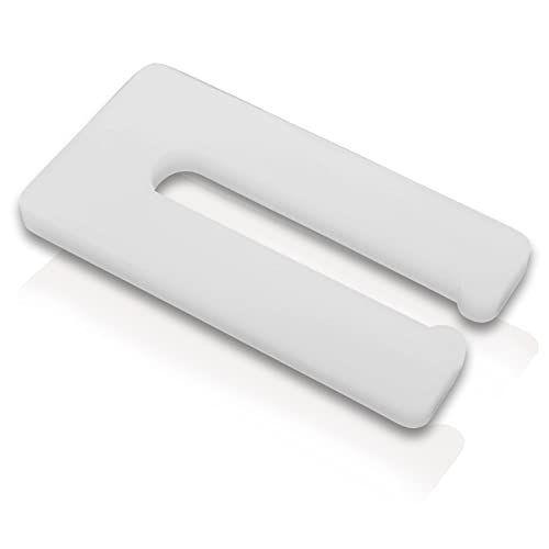 Verglasungsklötze Distanzstück Ausgleichsplättchen Montagekeile Unterlegplatte (5 x 4 mm - 50 Stück (weiß))