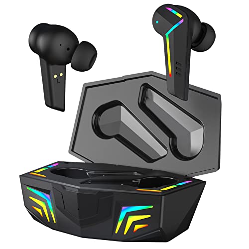 In Ear Kopfhörer Bluetooth | RGB Gaming Beleuchtung | Bluetooth Kopfhörer | Wireless Earbuds | Bluetooth Kopfhörer kabellos | Kinder Gaming Bluetooth Kopfhörer | Mobile Gaming Kopfhörer